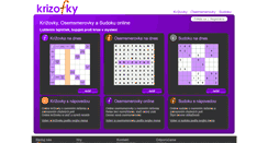 Desktop Screenshot of krizofky.sk